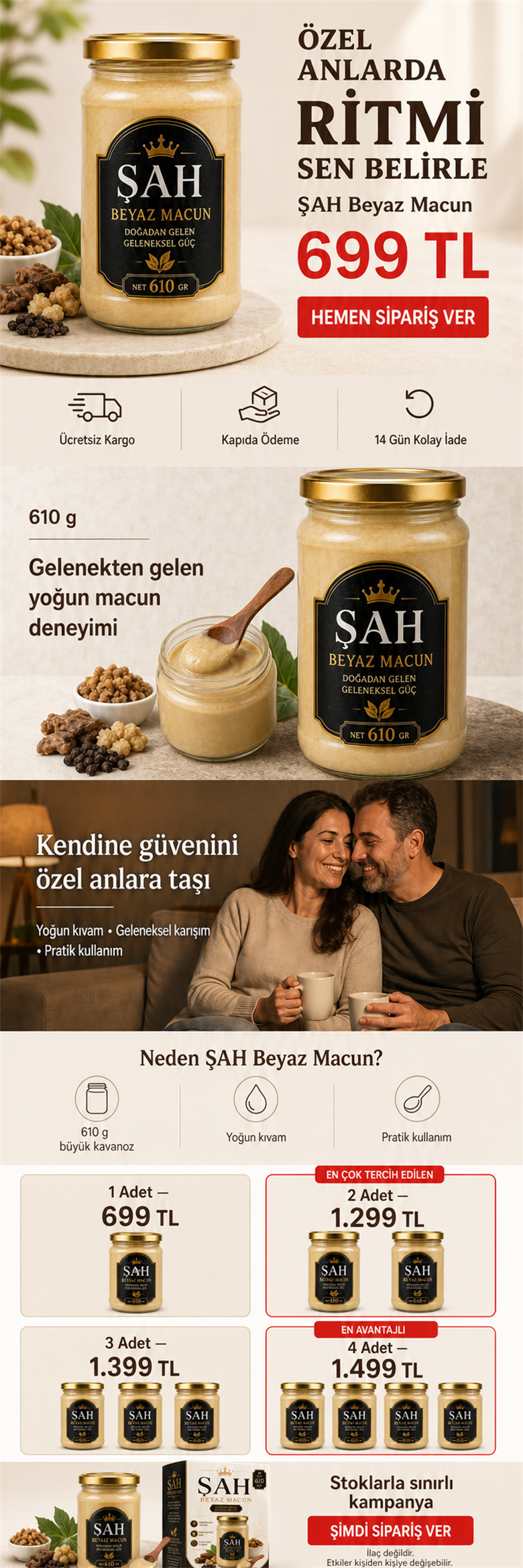 ŞAH Beyaz Macun satış görseli